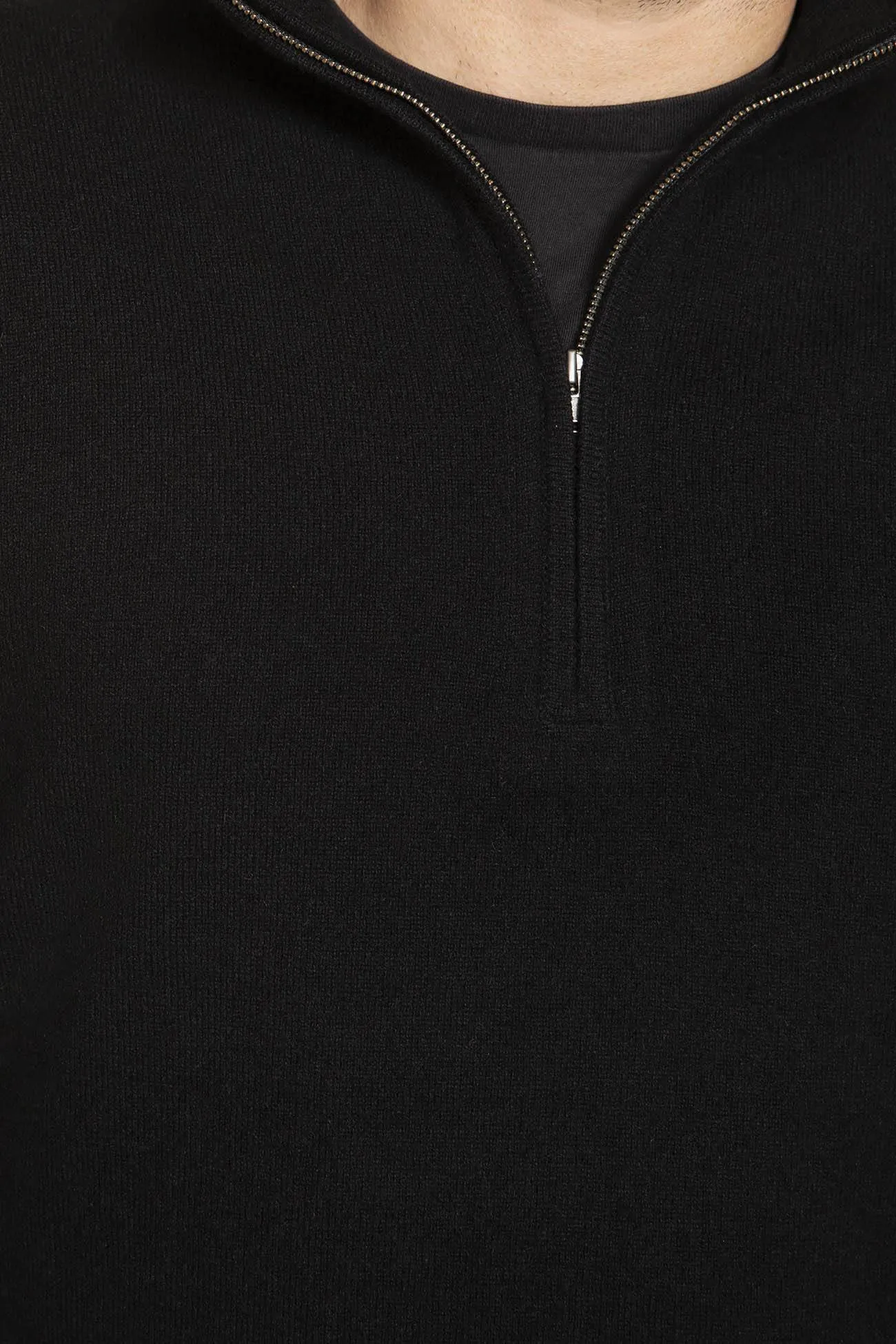 PHILLIP QUARTER-ZIP CASHMERE SWEATER