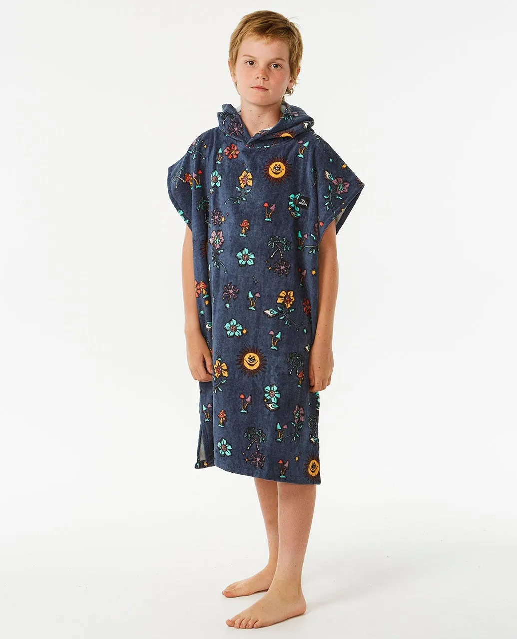 Printed hooded Poncho Boy