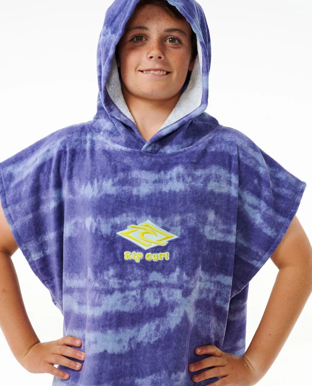 Printed hooded Poncho Boy