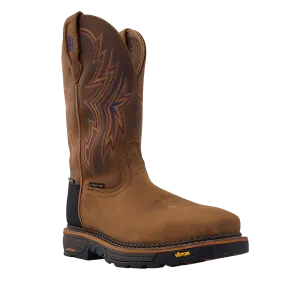 R. Watson Men's 12 Tan Cowhide Comp Toe Waterproof Work Boots