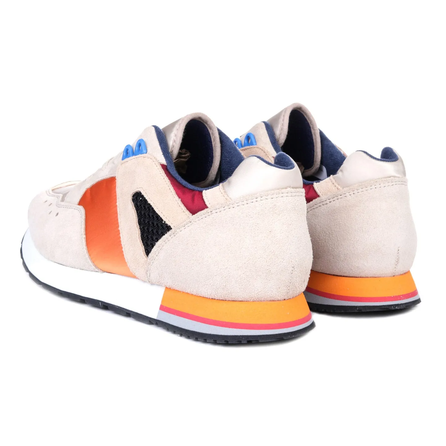 REPRODUCTION OF FOUND FRENCH MILITARY TRAINER ORANGE / BEIGE