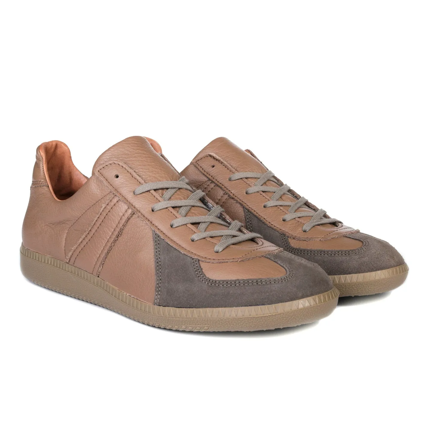 REPRODUCTION OF FOUND GERMAN MILITARY TRAINER DARK BEIGE