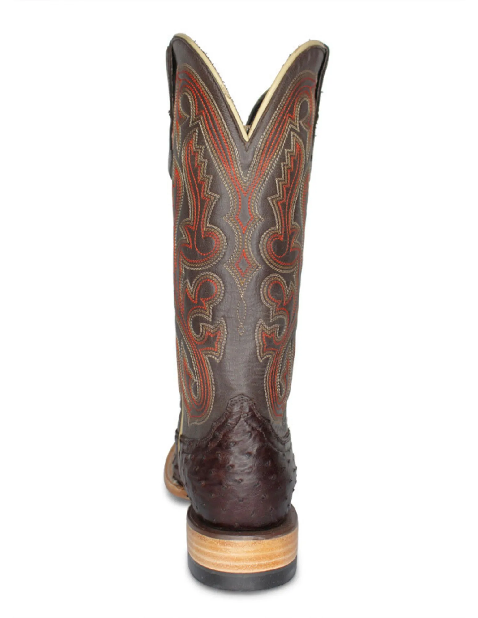 Resistol Mens Nicotine Full Quill Ostrich Boots