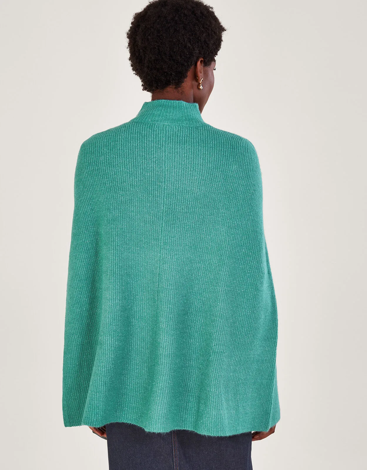 Ribbed Poncho