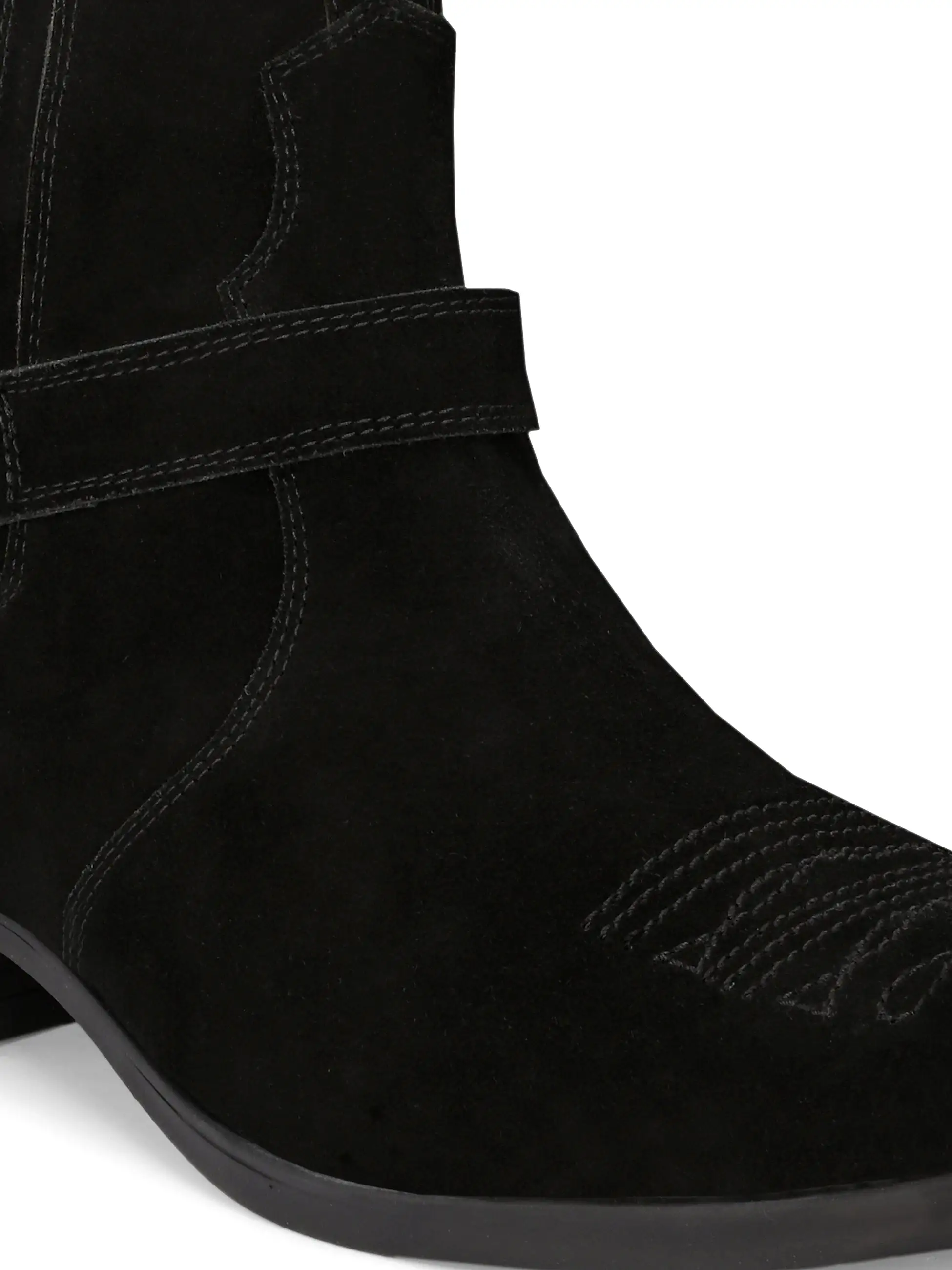 Rufus Black Western Boots