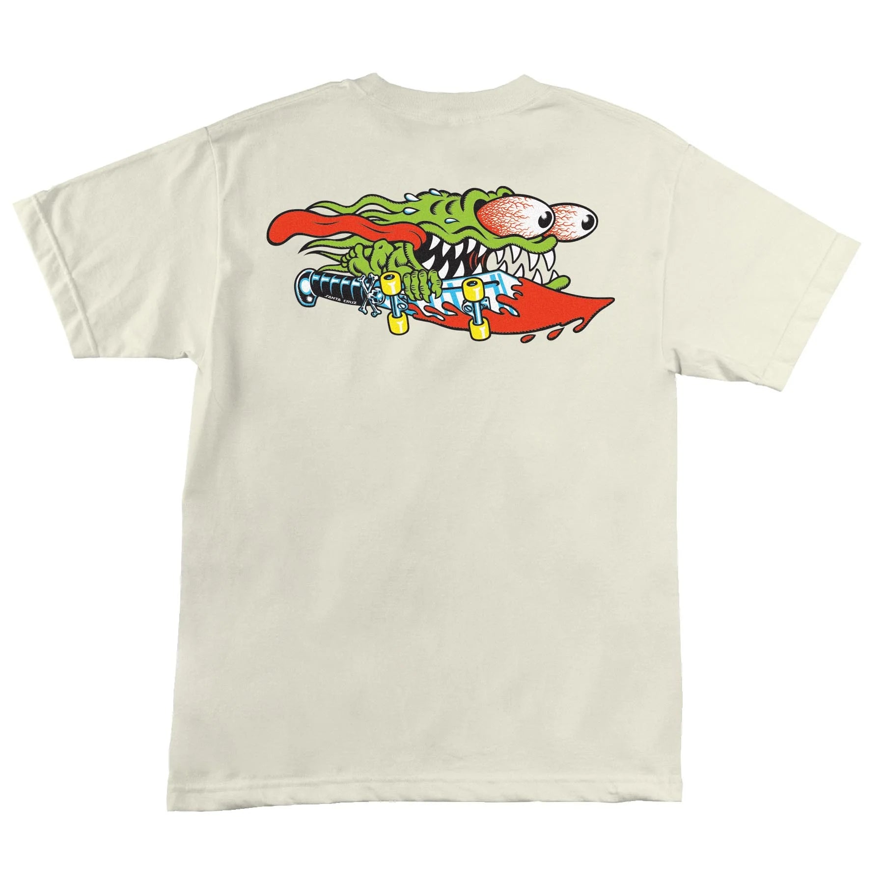 SANTA CRUZ Meek Slasher Mens Graphic T-Shirt - Cream