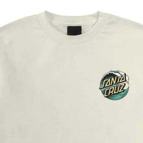 SANTA CRUZ Wave Dot Graphic T-Shirt - Cream