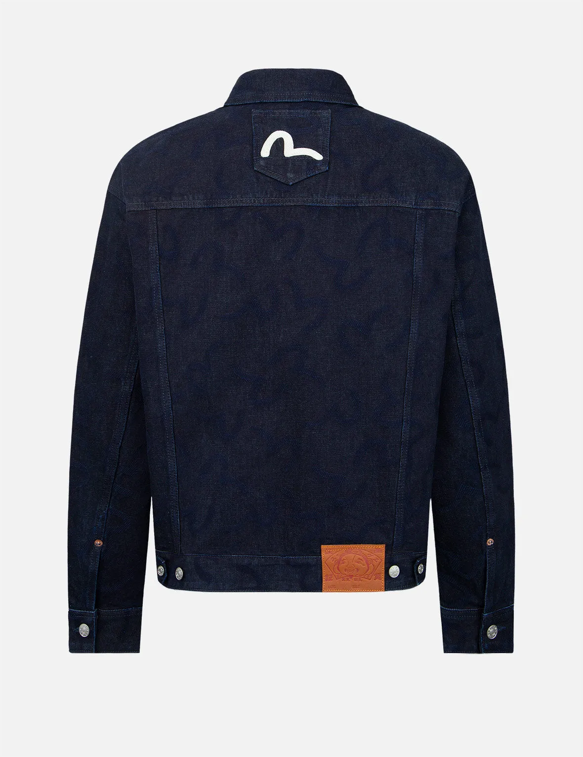 Seagull Print Denim Jacket