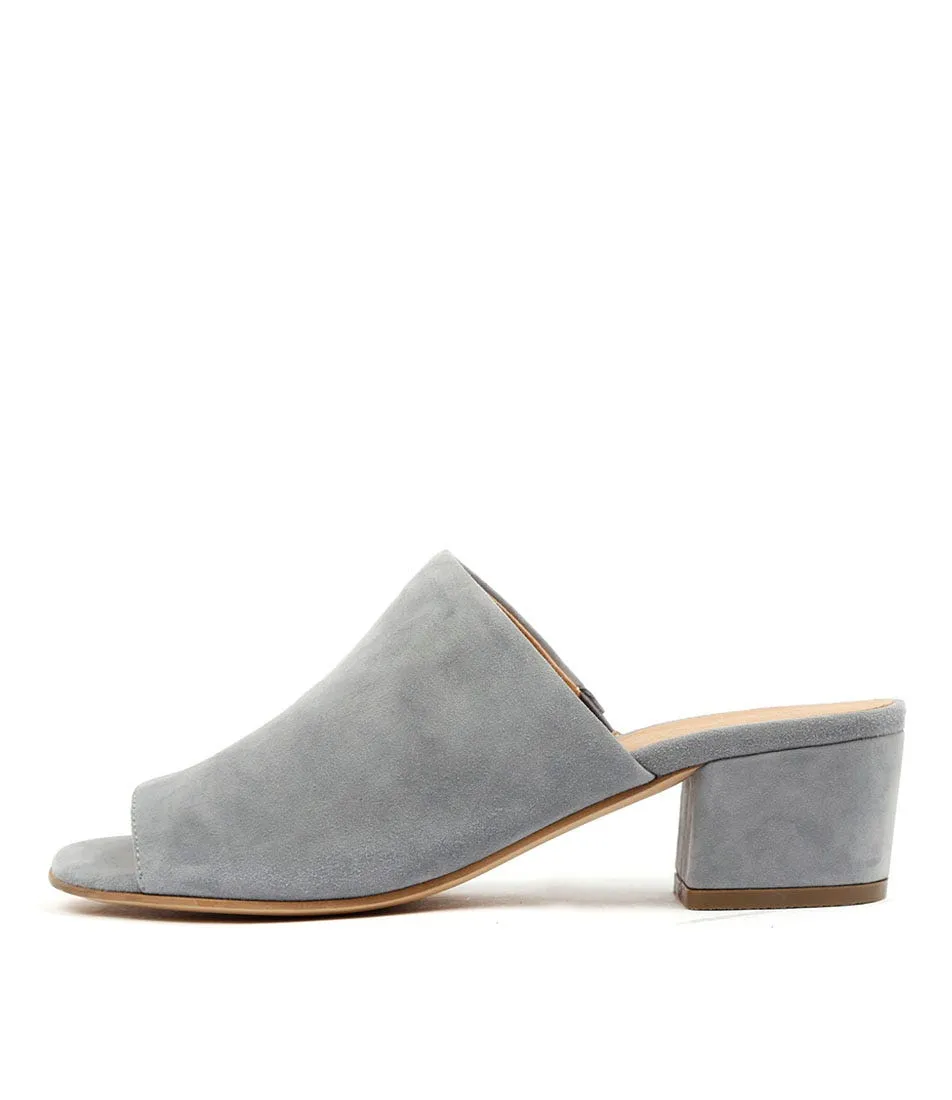 SILENT D Emenias Blue Grey Suede