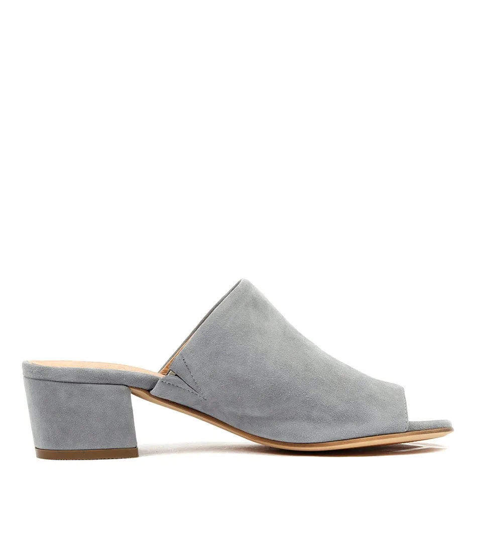 SILENT D Emenias Blue Grey Suede