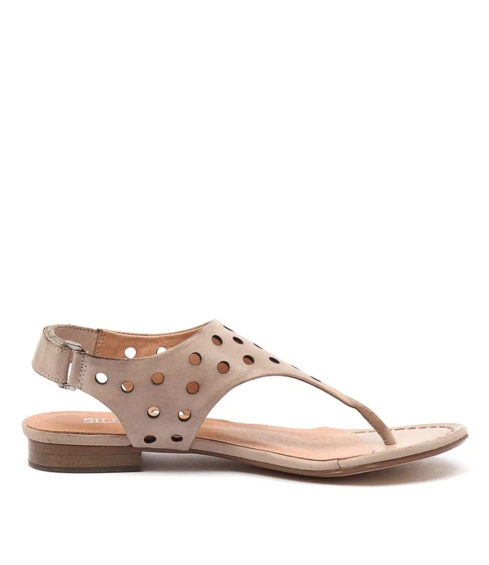 SILENT D Queasy Nude Leather