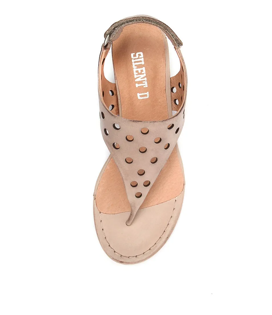 SILENT D Queasy Nude Leather