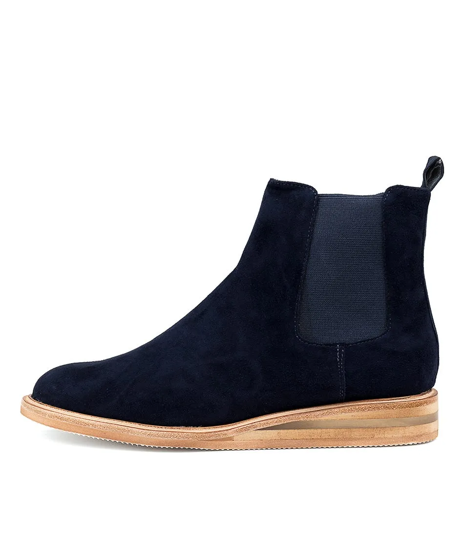 SILENT D Yancy Navy Suede