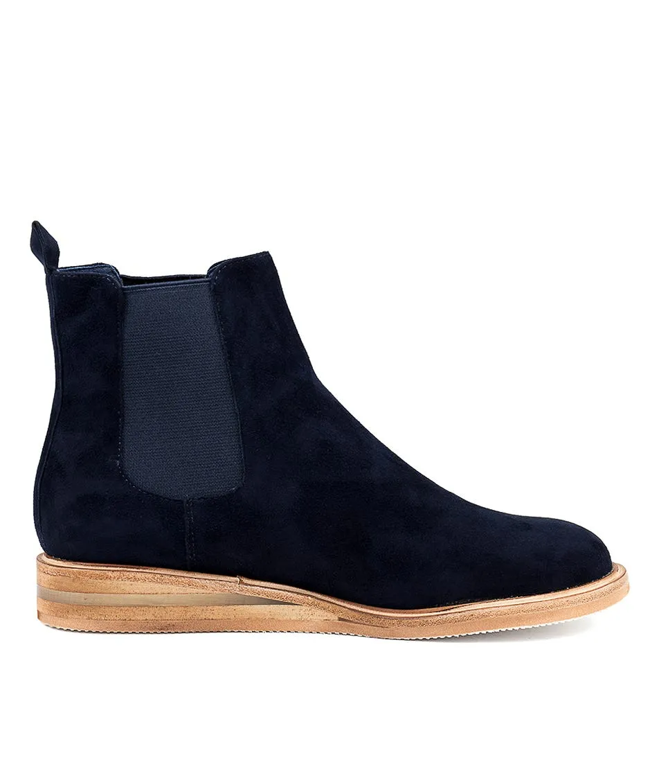 SILENT D Yancy Navy Suede