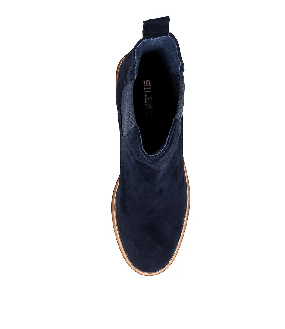 SILENT D Yancy Navy Suede