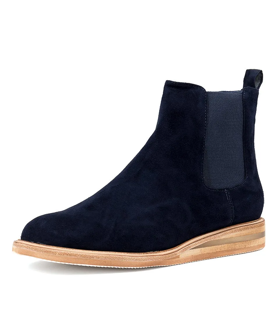 SILENT D Yancy Navy Suede