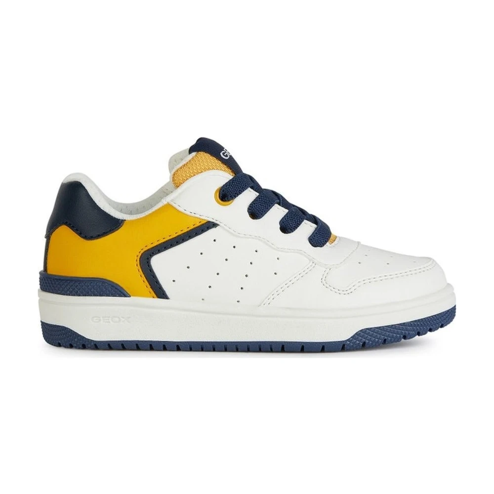 Sneakers Bambino Bianco Giallo Washiba