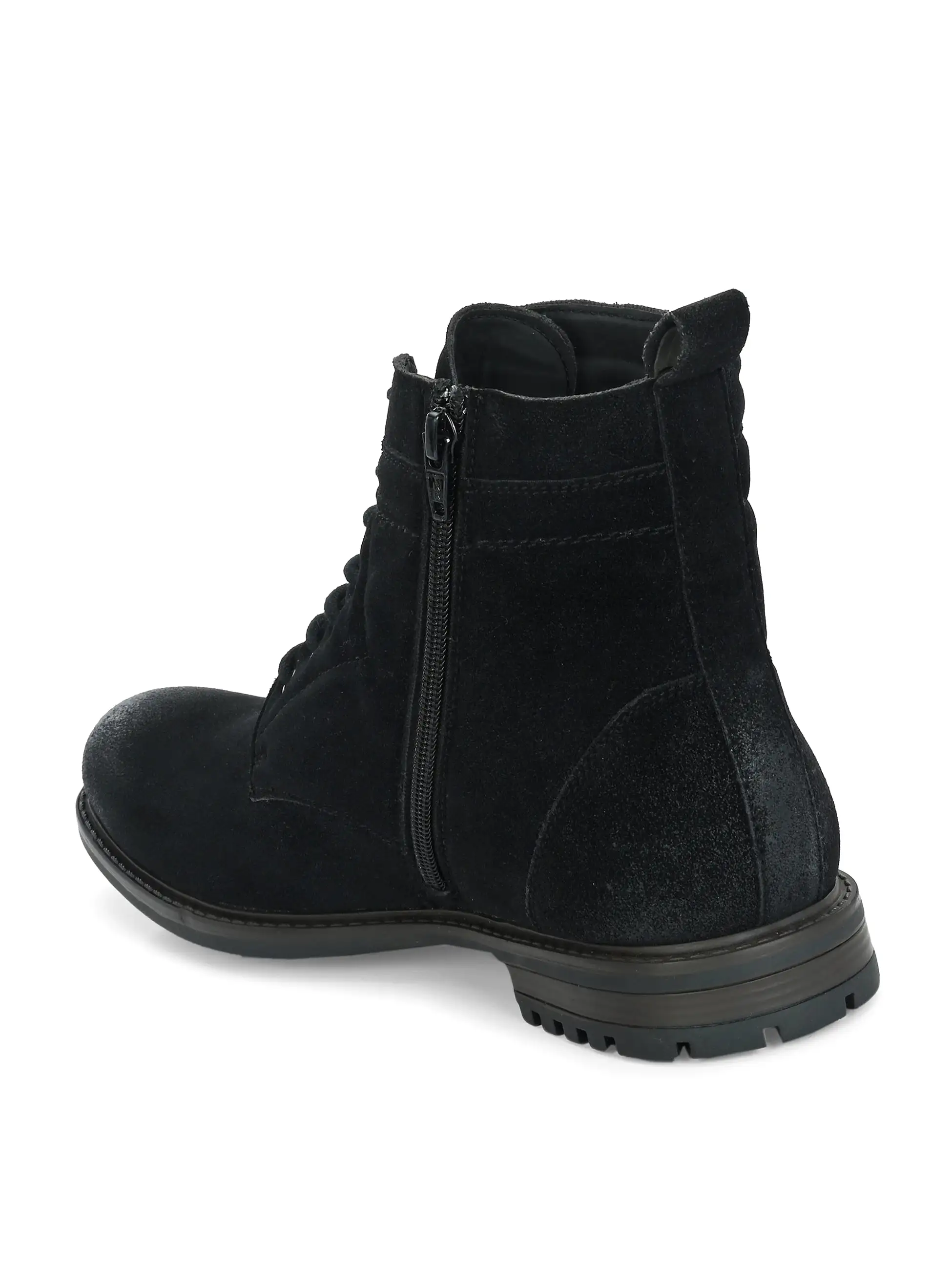 Staple Black Lace-Up Boots