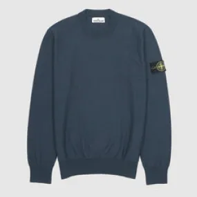 Stone Island Crew Neck Piqued Knit Sweater Pullover