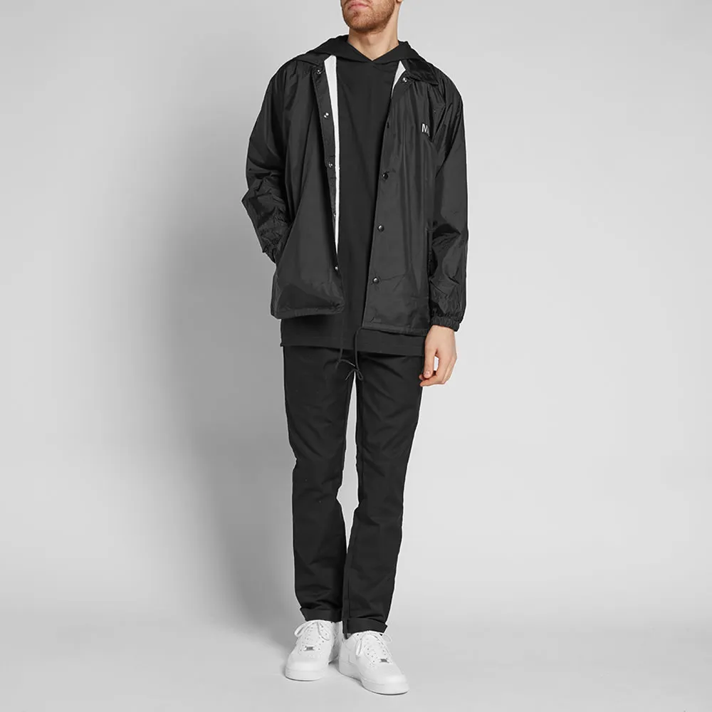 Stussy Long Sleeve Original Stock Hooded TeeBlack