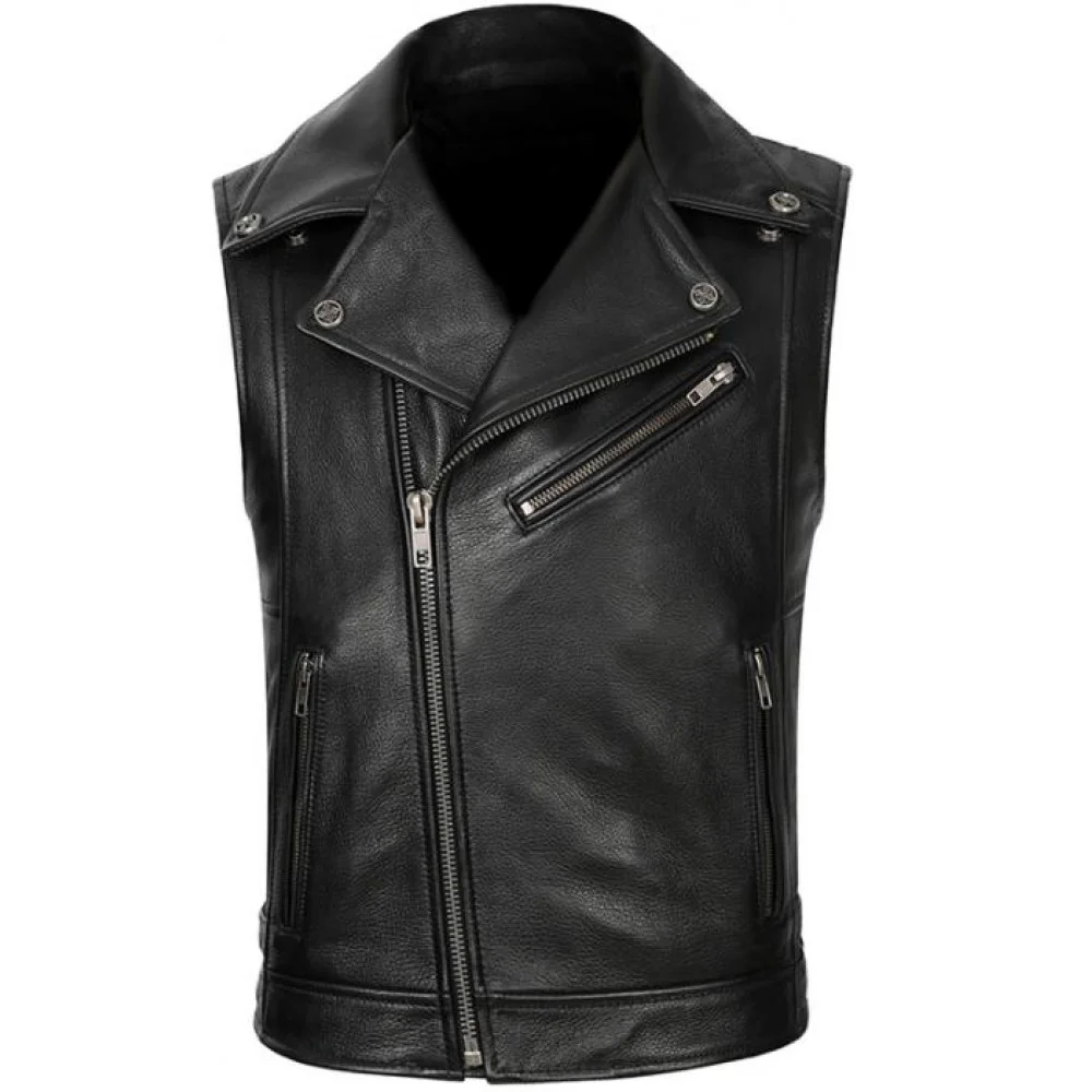 Stylish Leather Waistcoat