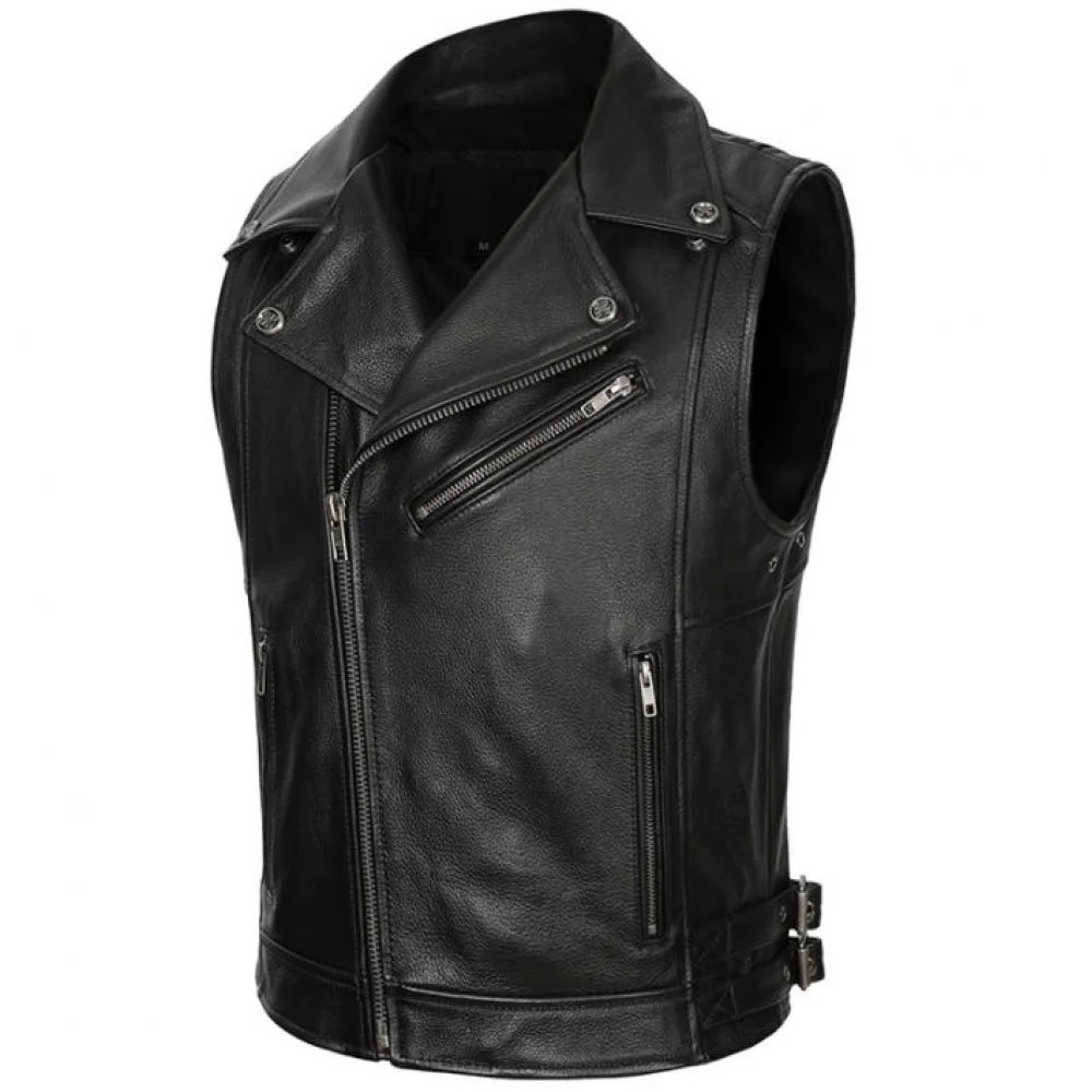 Stylish Leather Waistcoat