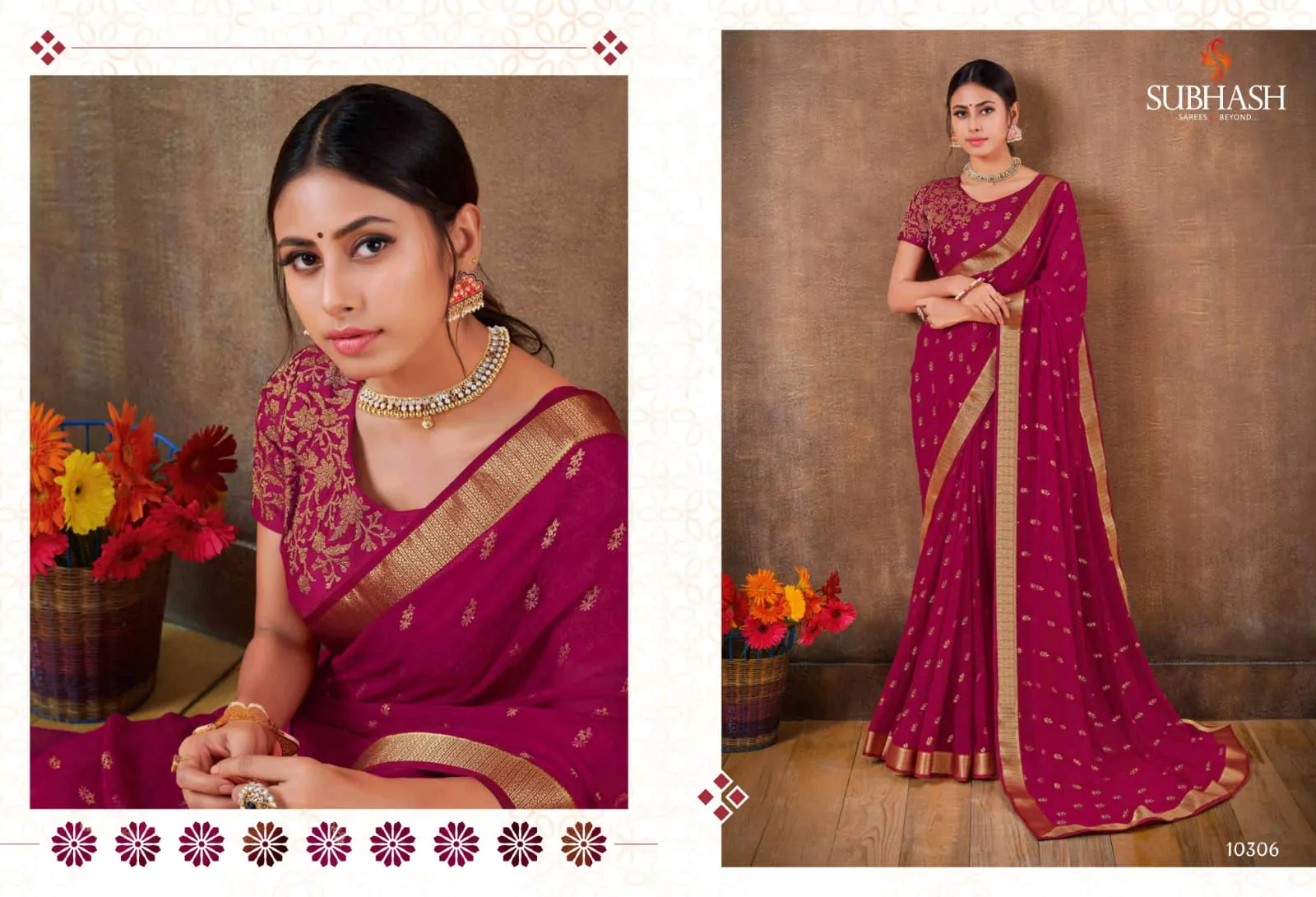 Subhash Saree Presents Sihaag Fancy Designer Saree Collection