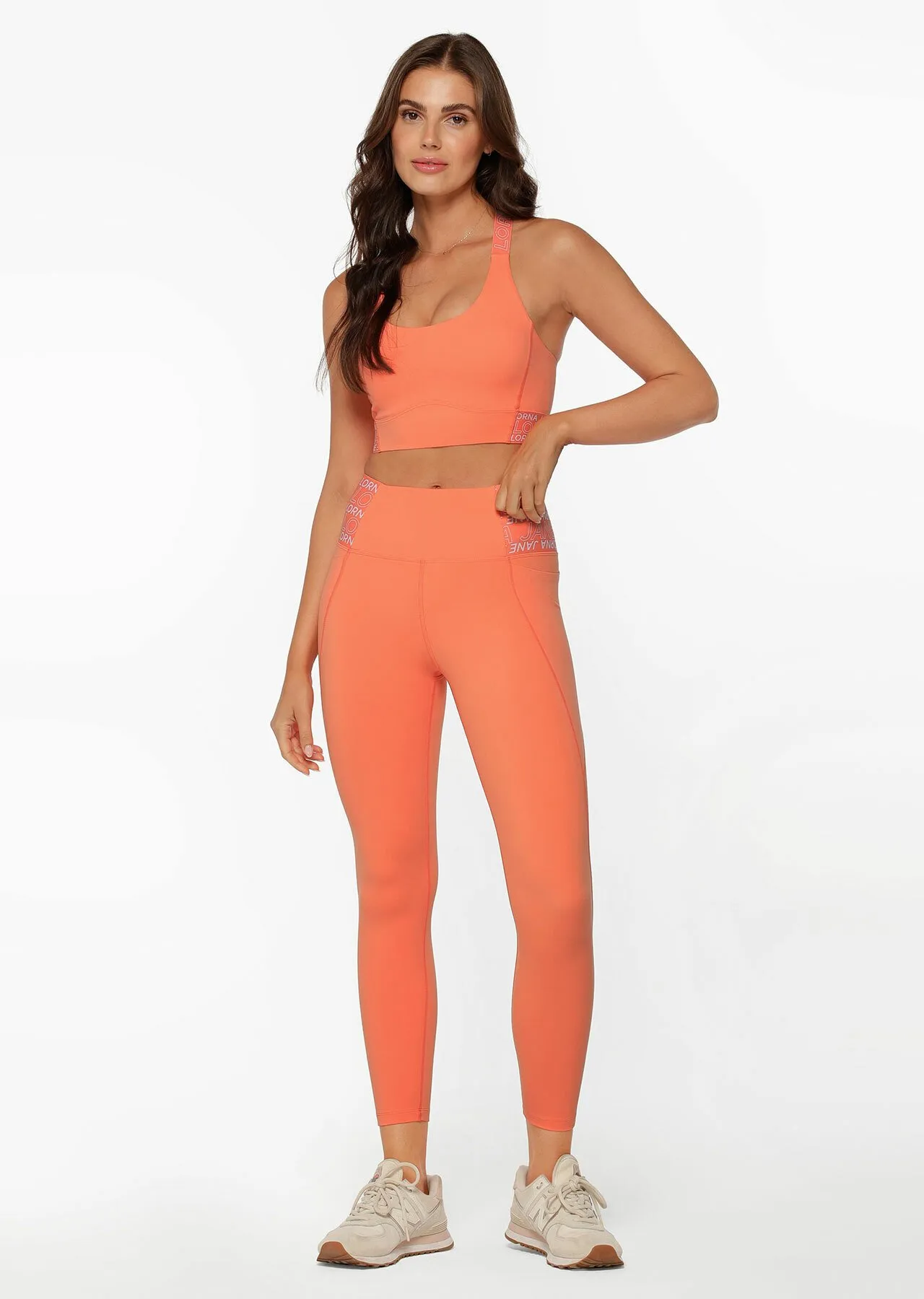 Superior Phone Pocket Ankle Biter Leggings | Orange | Tights and Leggings | Lorna Jane Australia