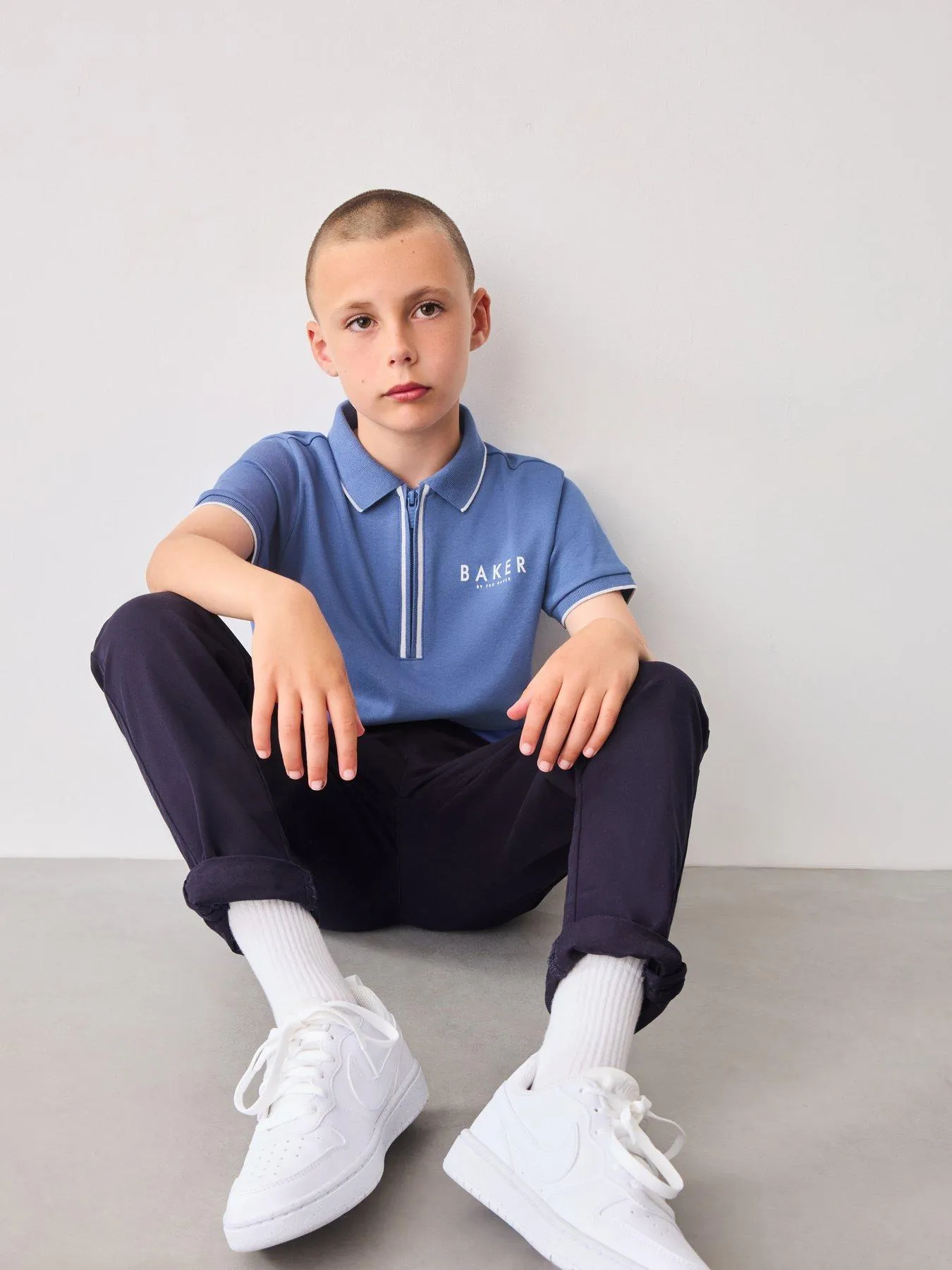 Ted Baker Baker By Ted Baker Boys Zip Polo