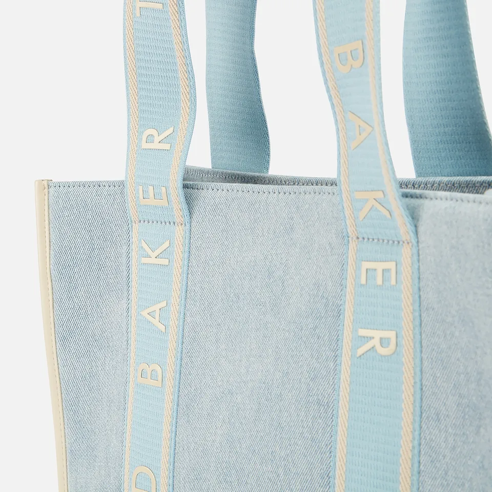 Ted Baker Jeanee Webbing Medium Denim Tote Bag