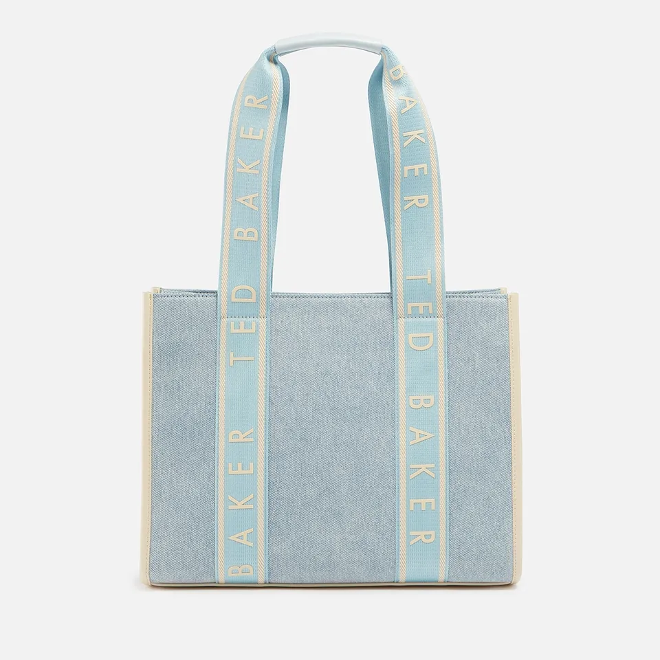 Ted Baker Jeanee Webbing Medium Denim Tote Bag