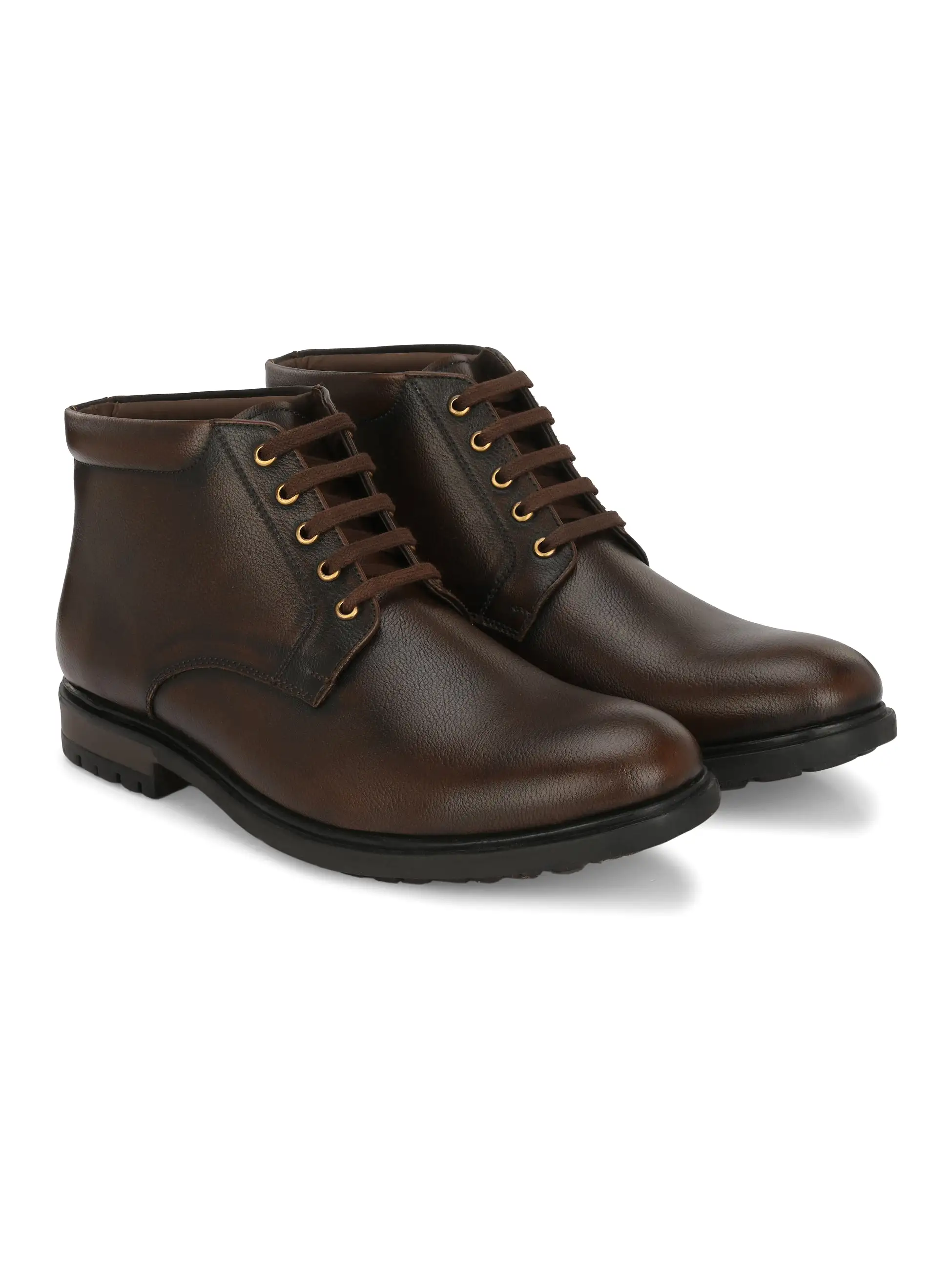 Tempt Tan Lace-Up Boots