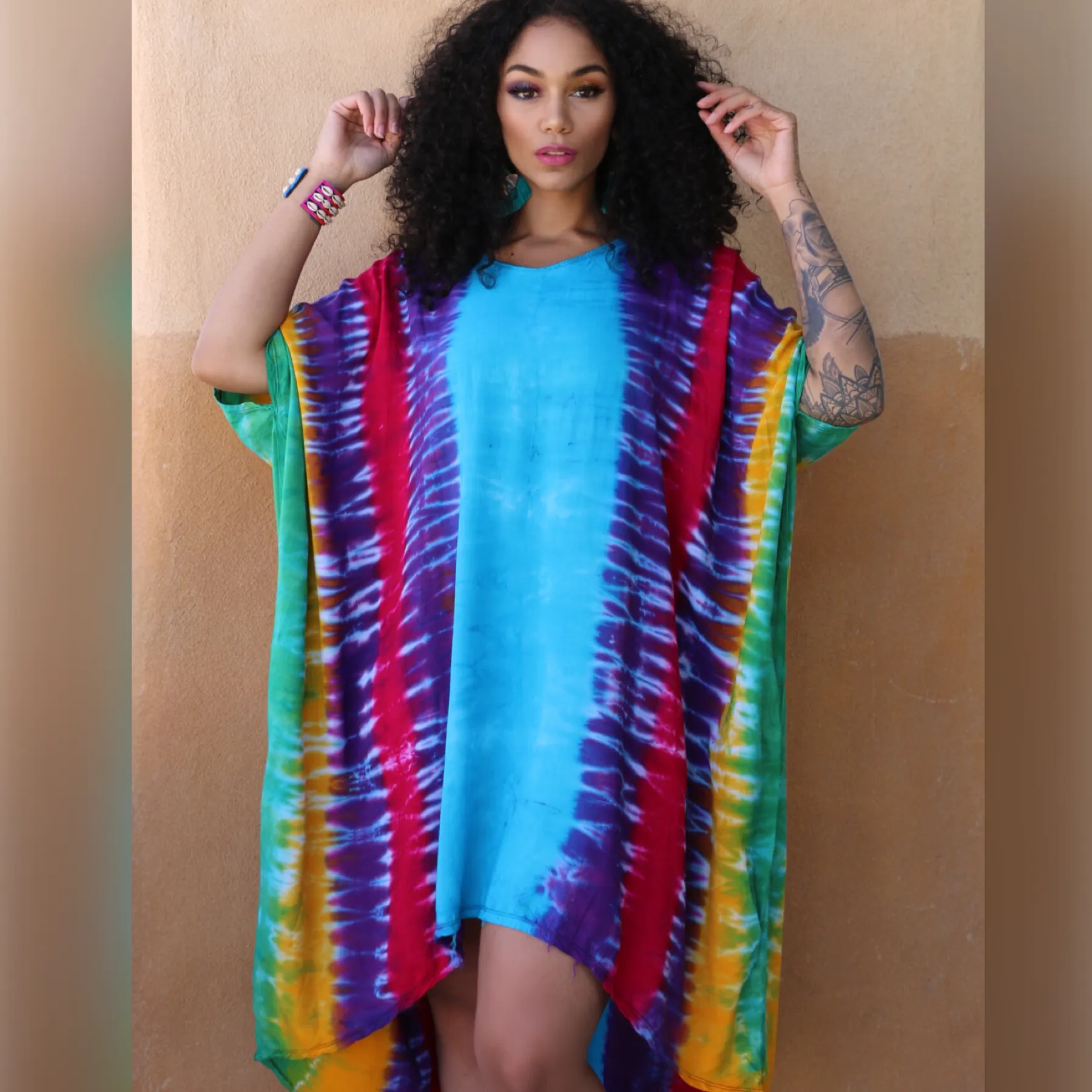 Thai Dye Tunic Dress