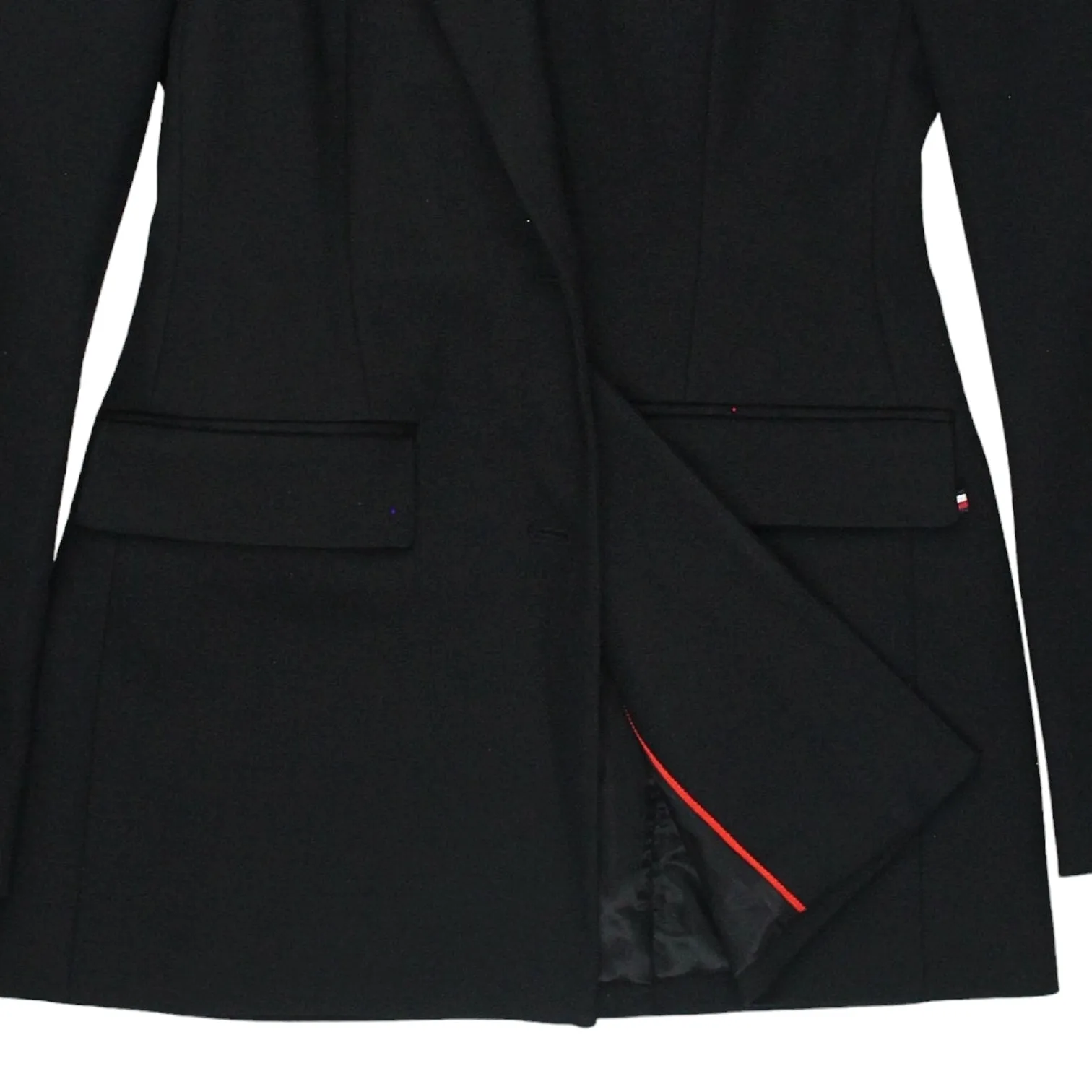 Tommy Hilfiger Black Slim Fit Knit SB Blazer