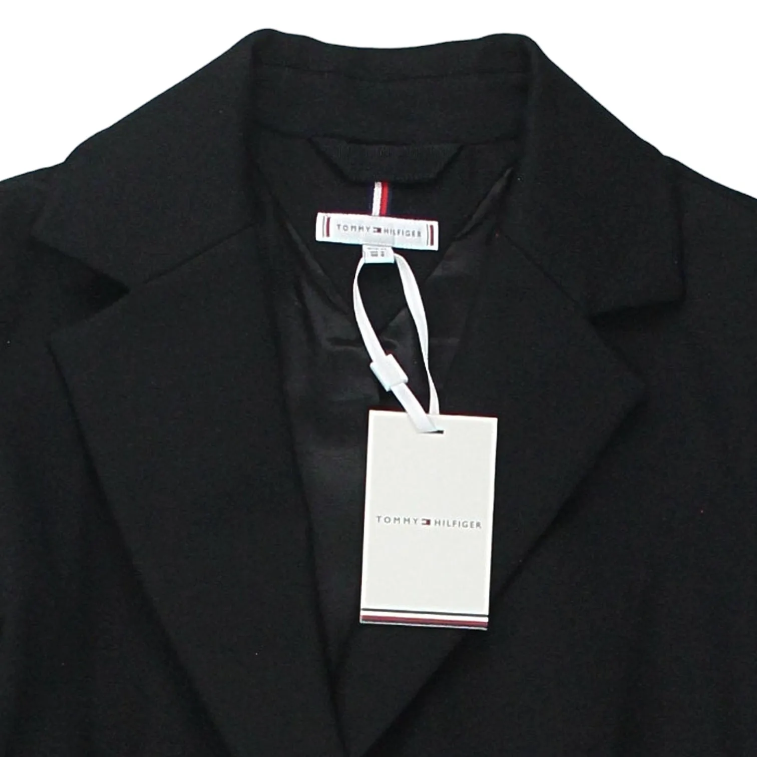 Tommy Hilfiger Black Slim Fit Knit SB Blazer