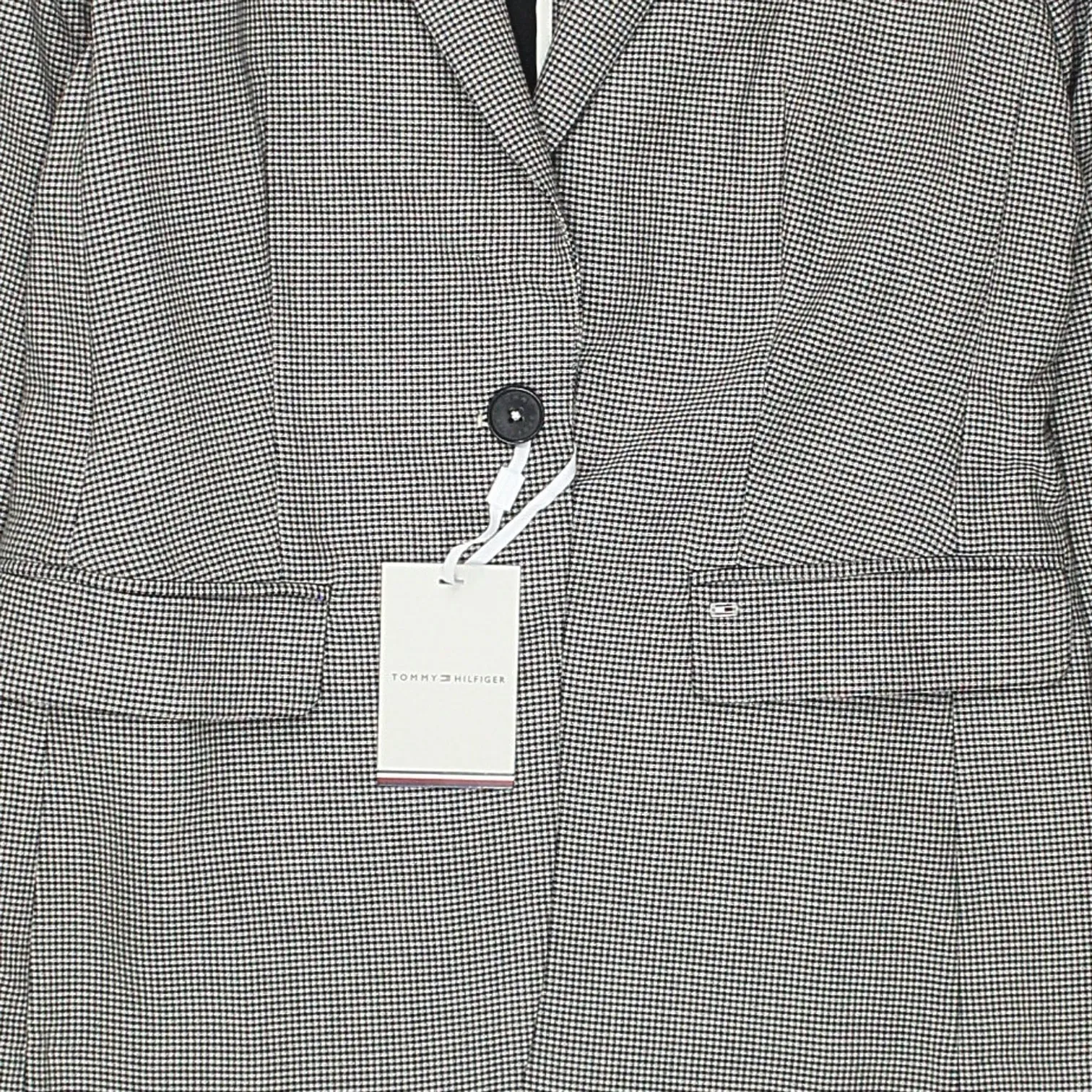 Tommy Hilfiger White Check Regular SB Blazer