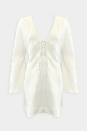 Ulla Tunic Dress in White