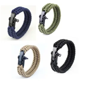 Unisex Outdoor Camping Tactical Paracord Bracelet