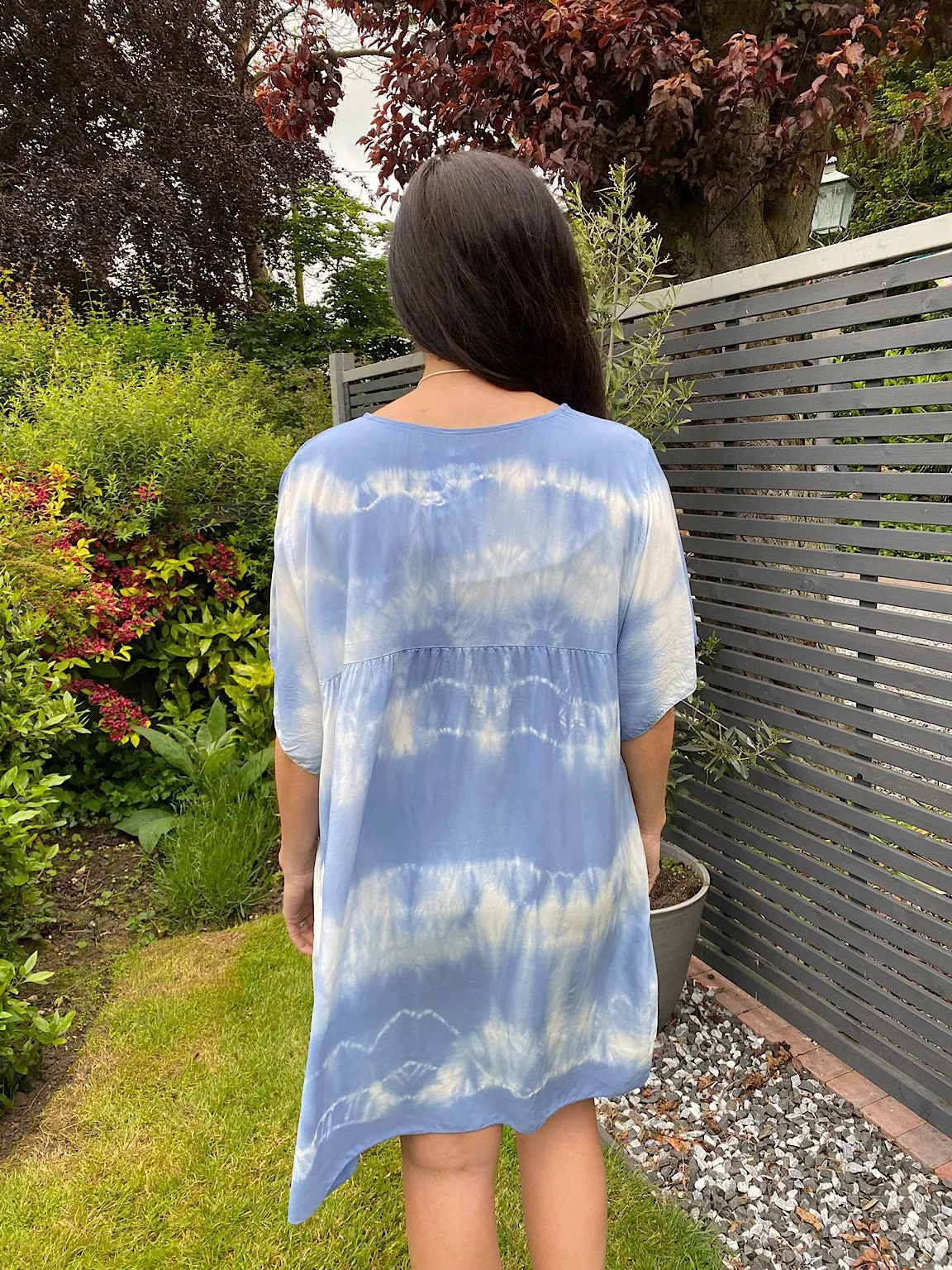 V Neck Tie Dye Tunic Darcy