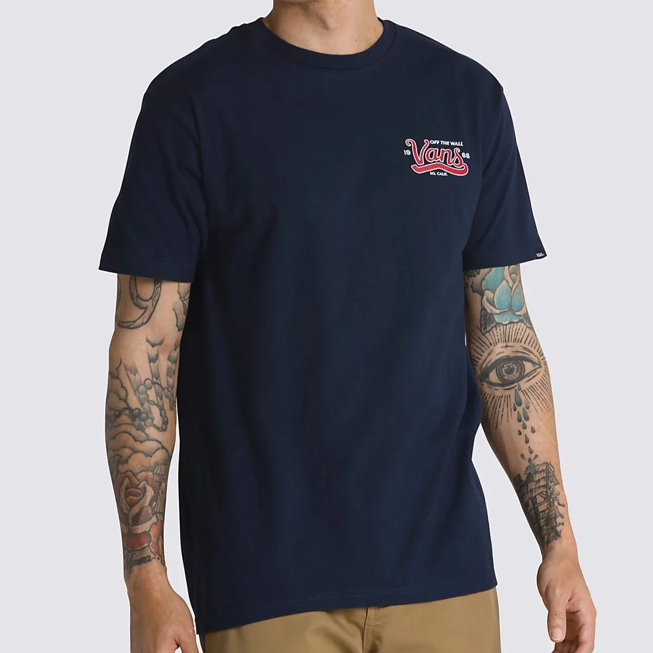 VANS Home Of The Sidestripe T-Shirt - Navy