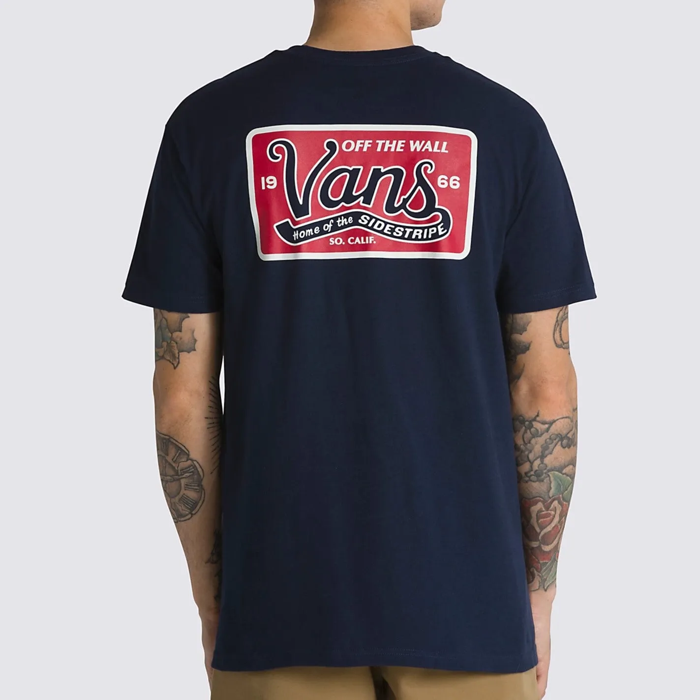 VANS Home Of The Sidestripe T-Shirt - Navy