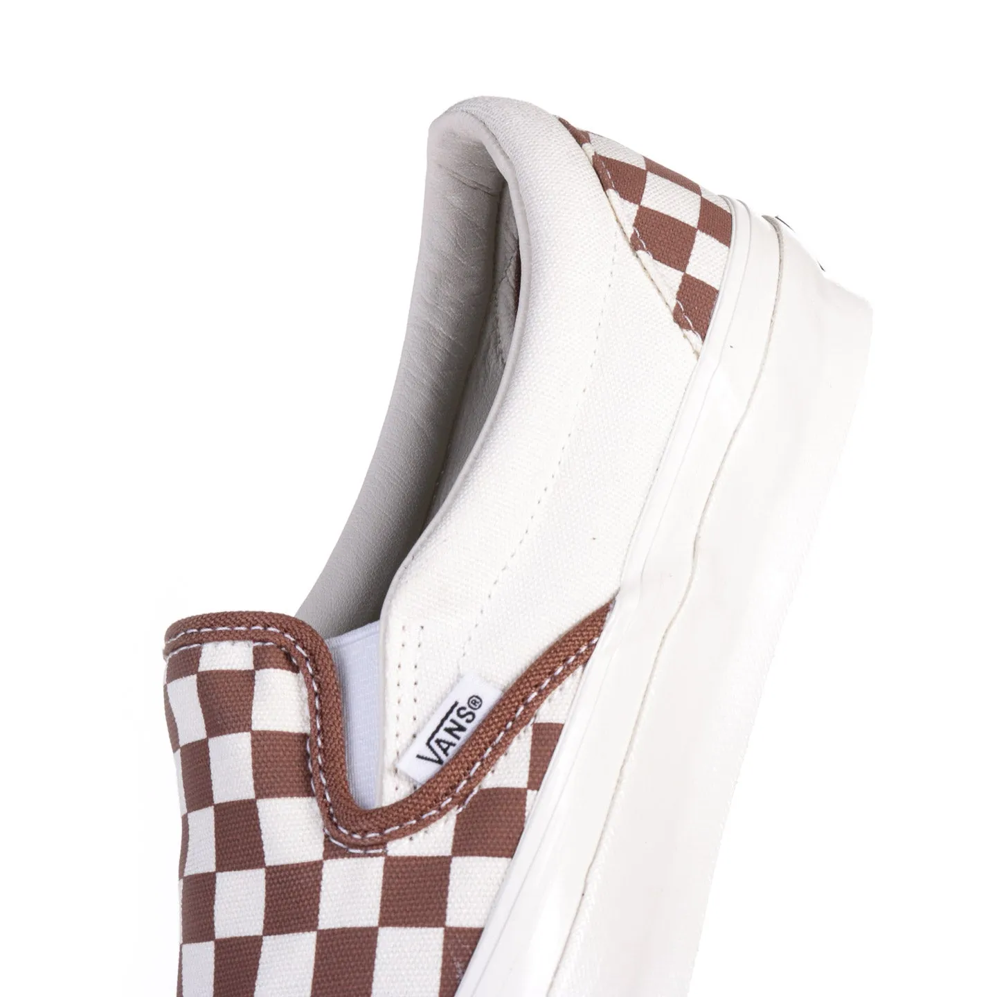 VANS PREMIUM CLASSICS SLIP-ON REISSUE 98 LX CHECKERBOARD COFFEE