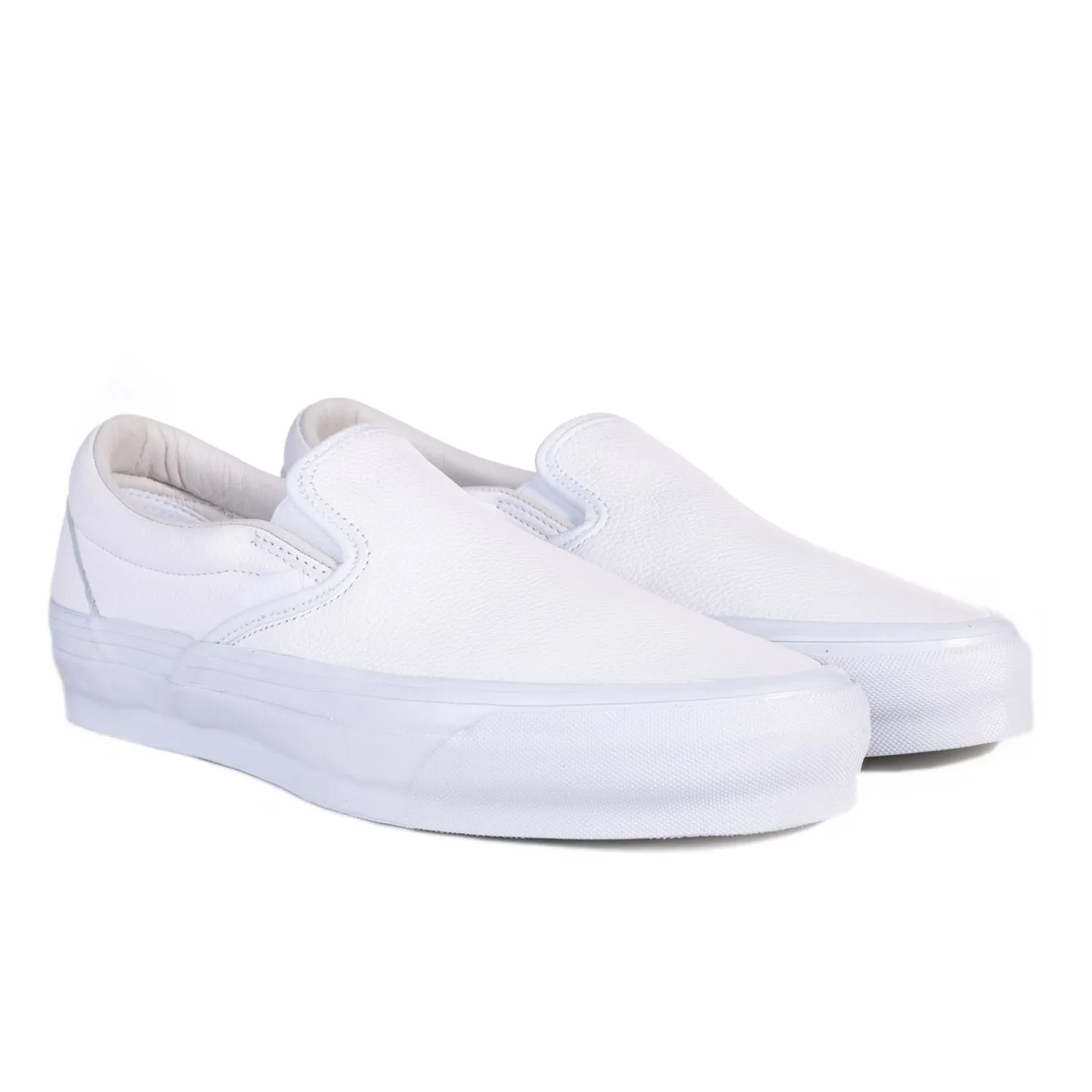 VANS PREMIUM CLASSICS SLIP-ON REISSUE 98 LX WHITE LEATHER