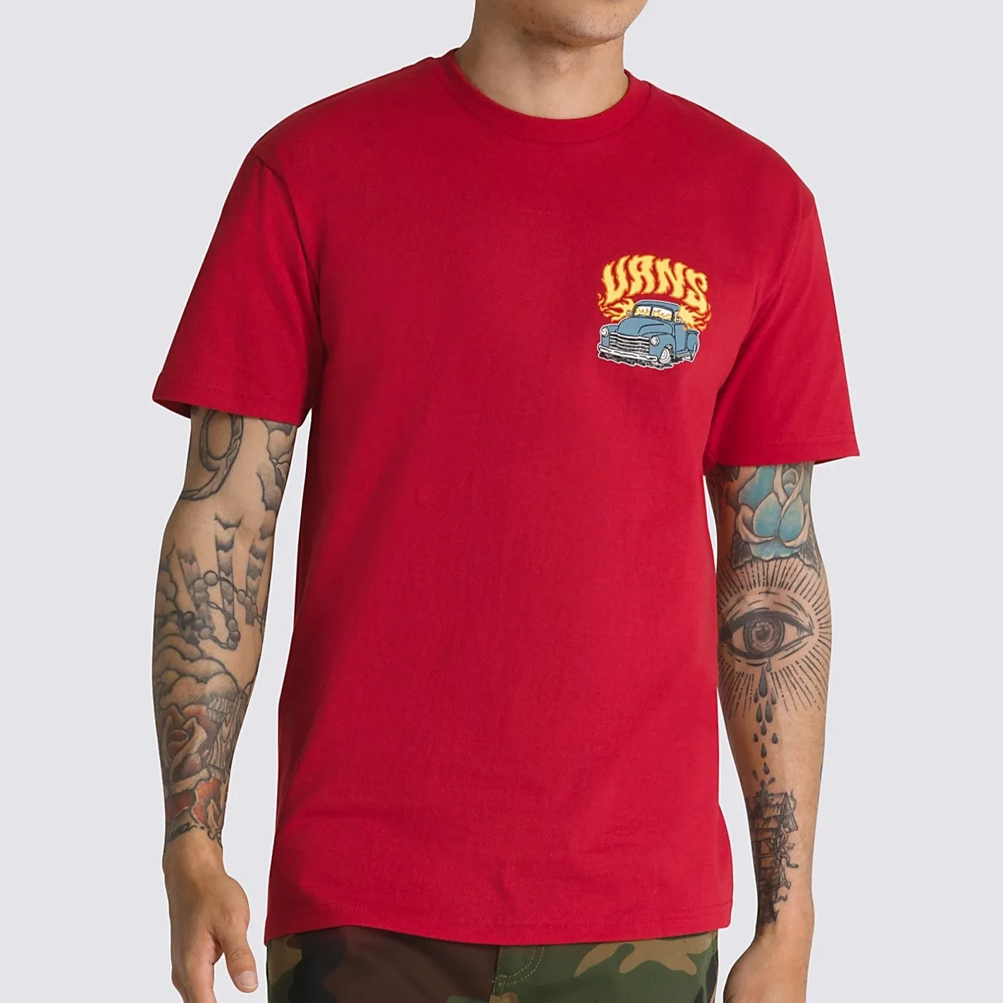 VANS Running On Empty T-Shirt - Red