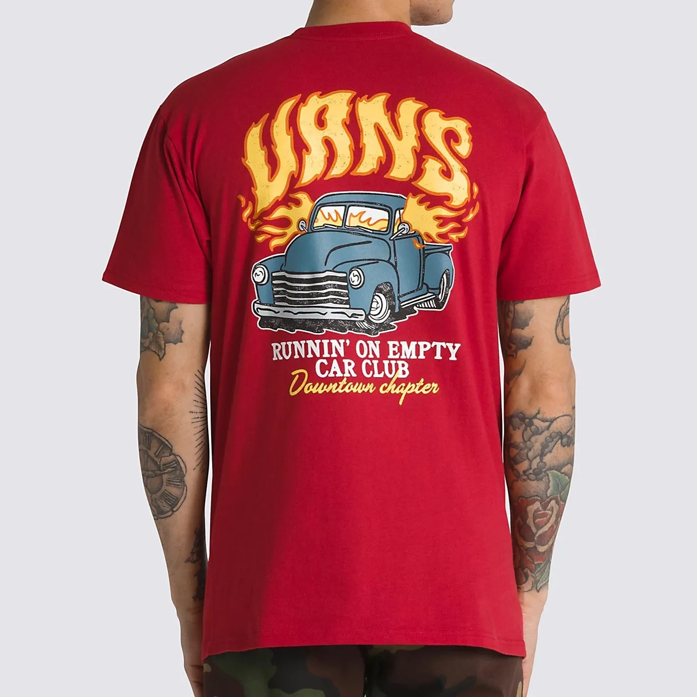 VANS Running On Empty T-Shirt - Red