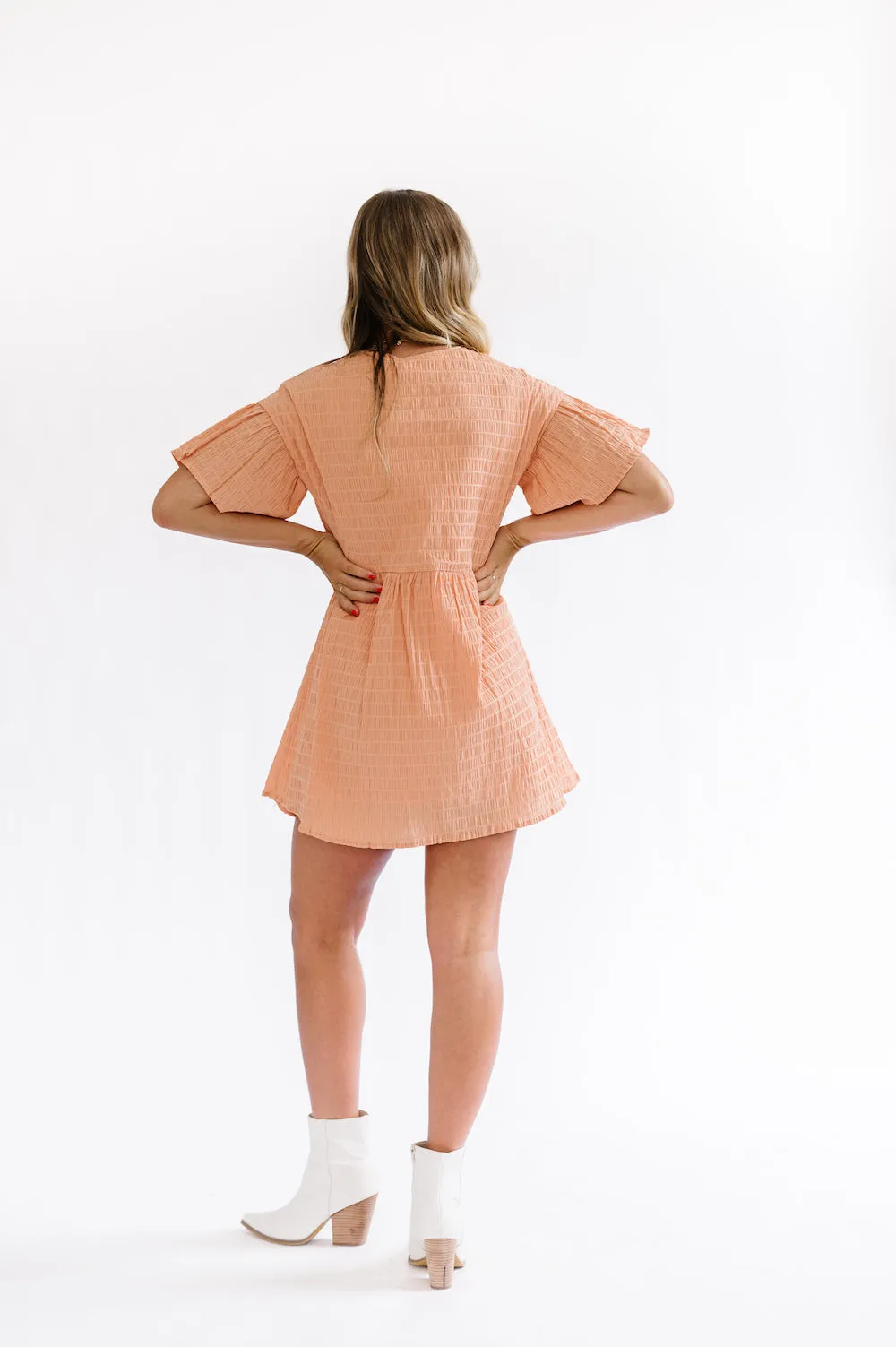 Velma Dress in Peach