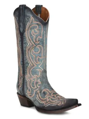 Women's Circle G Blue Jean Embroidery Boots