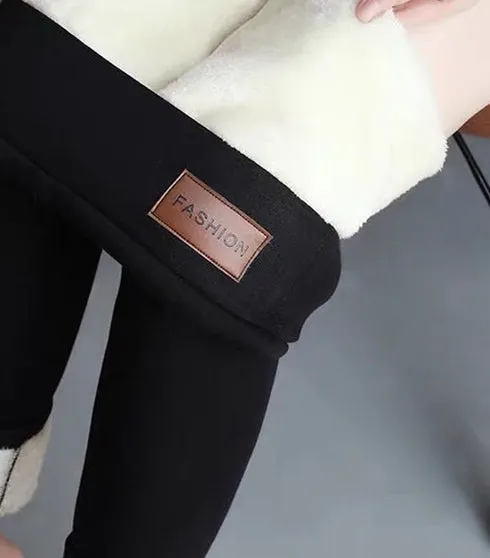 Women's lamb wool leggings