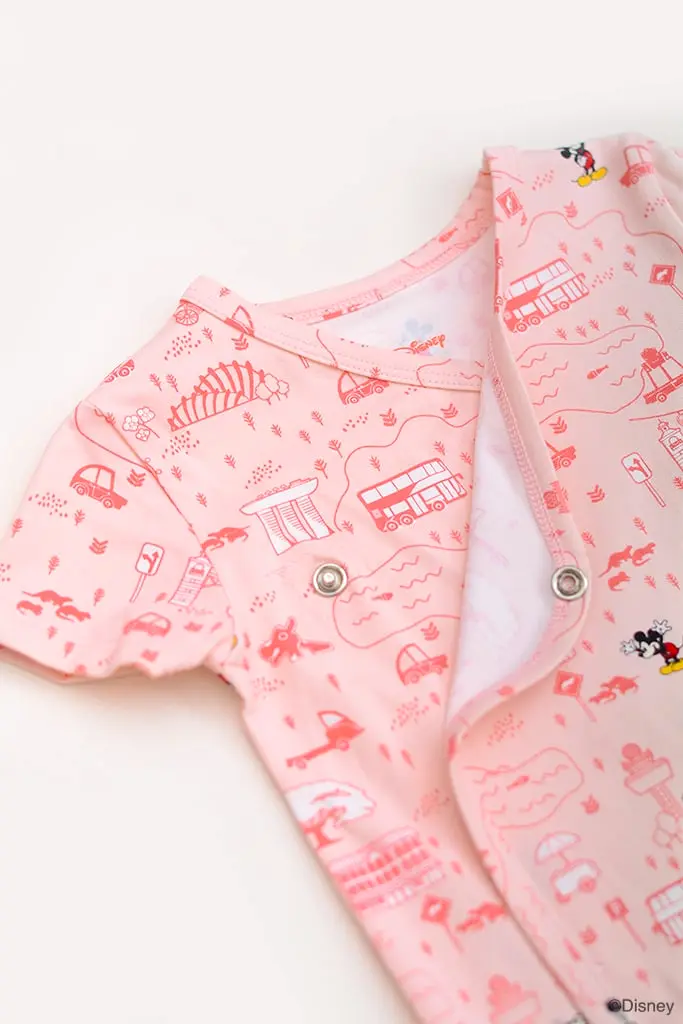 Wrap Onesie - Pink Road Trip Mickey