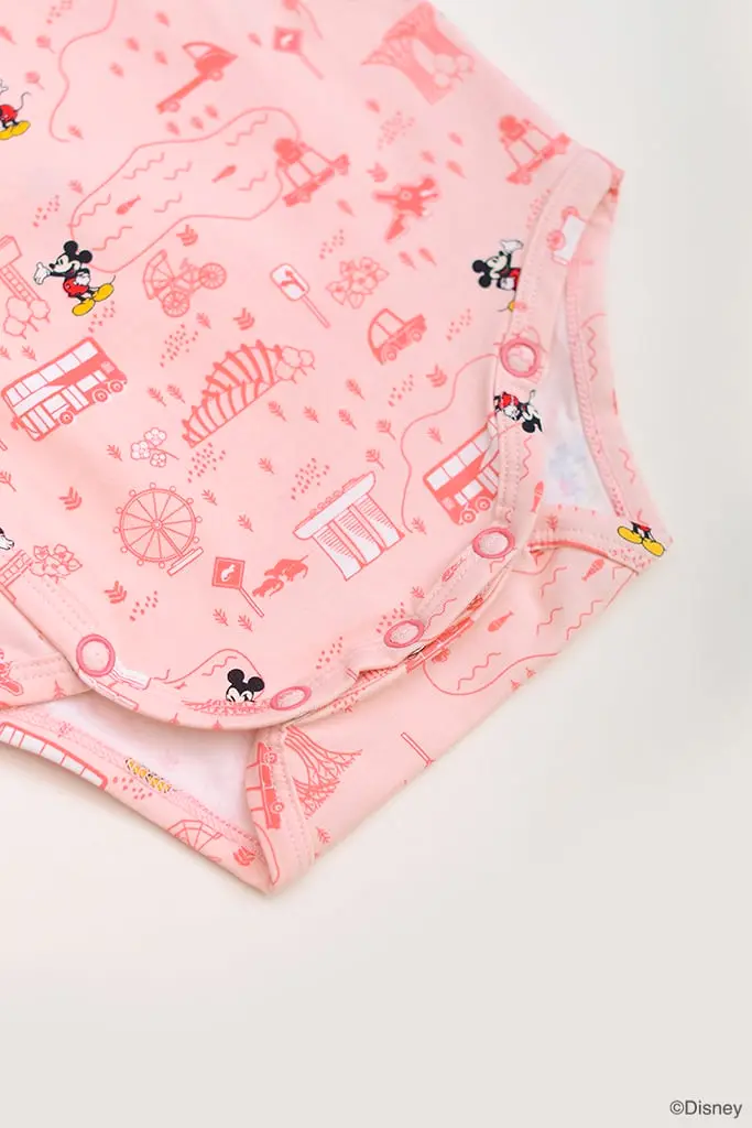 Wrap Onesie - Pink Road Trip Mickey